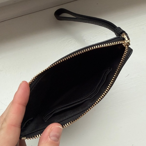 Coach Black Textured Wristlet - Picture 2 of 2